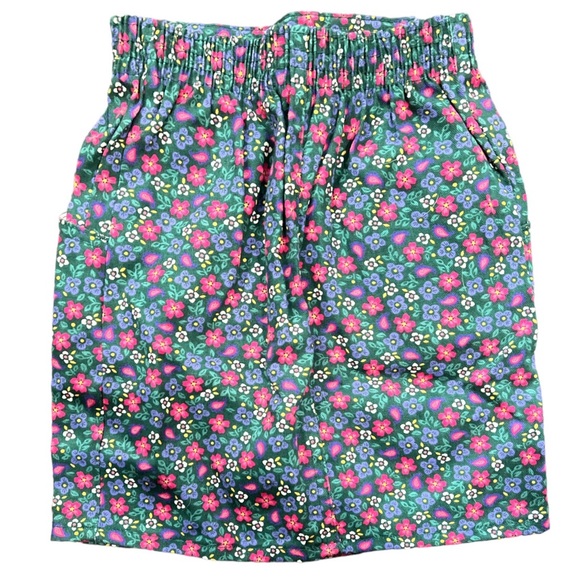 Vintage Oshkosh Bgosh Girls Floral Multicolored Made USA Skirt 6X - Picture 4 of 4